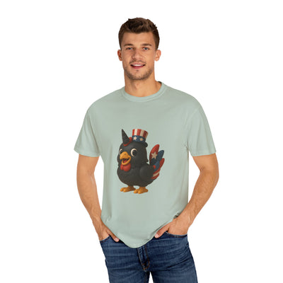 Patriotic Rooster Tee, Unisex Garment-Dyed T-shirt for 4th of July, Cute Animal Shirt, Backyard BBQ Apparel, Summer Casual Wear, [...]