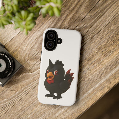 Cute Cartoon Bird Phone Case, Tough Phone Cover, Unique Gift for Bird Lovers, Fun Accessories for Kids, Christmas Present