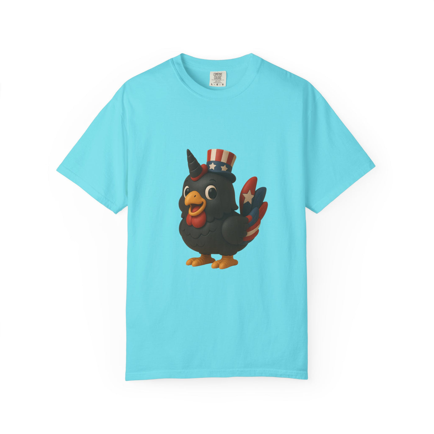Patriotic Rooster Tee, Unisex Garment-Dyed T-shirt for 4th of July, Cute Animal Shirt, Backyard BBQ Apparel, Summer Casual Wear, [...]