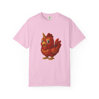 Charming Cartoon Bird Tee, Unisex T-Shirt, Cute Graphic Shirt, Fun Casual Wear, Perfect Gift for Bird Lovers