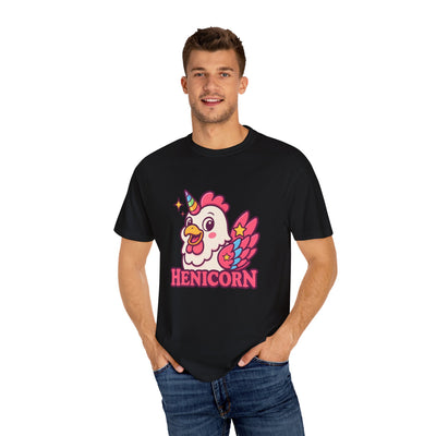 Cute Henicorn Unisex T-Shirt | Fun Gift for Unicorn Lovers, Animal Lovers, Quirky Tee, Casual Wear, Birthday Gift