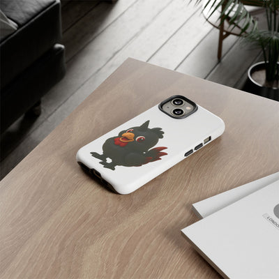 Cute Cartoon Bird Phone Case, Tough Phone Cover, Unique Gift for Bird Lovers, Fun Accessories for Kids, Christmas Present