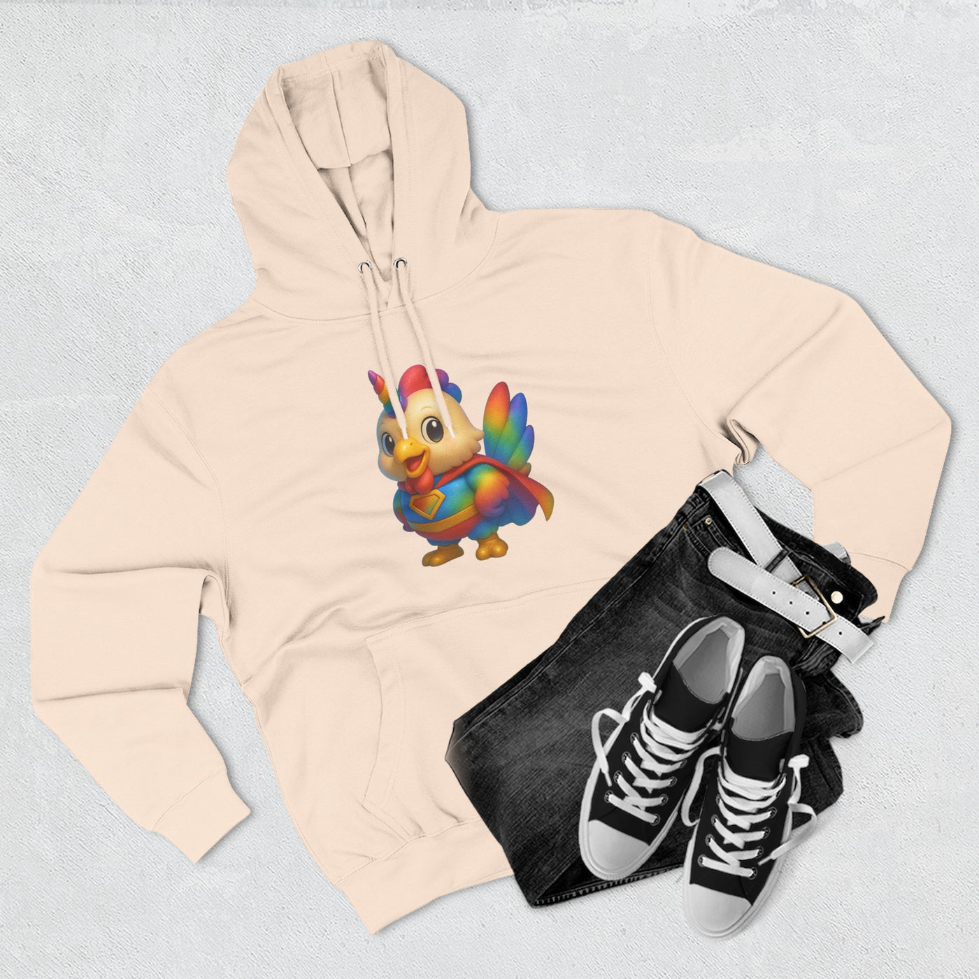 Rainbow Unicorn Hoodie, Cute Animal Sweatshirt, Cozy Fleece Pullover, Gifts for Kids, Perfect for Birthdays or Holidays
