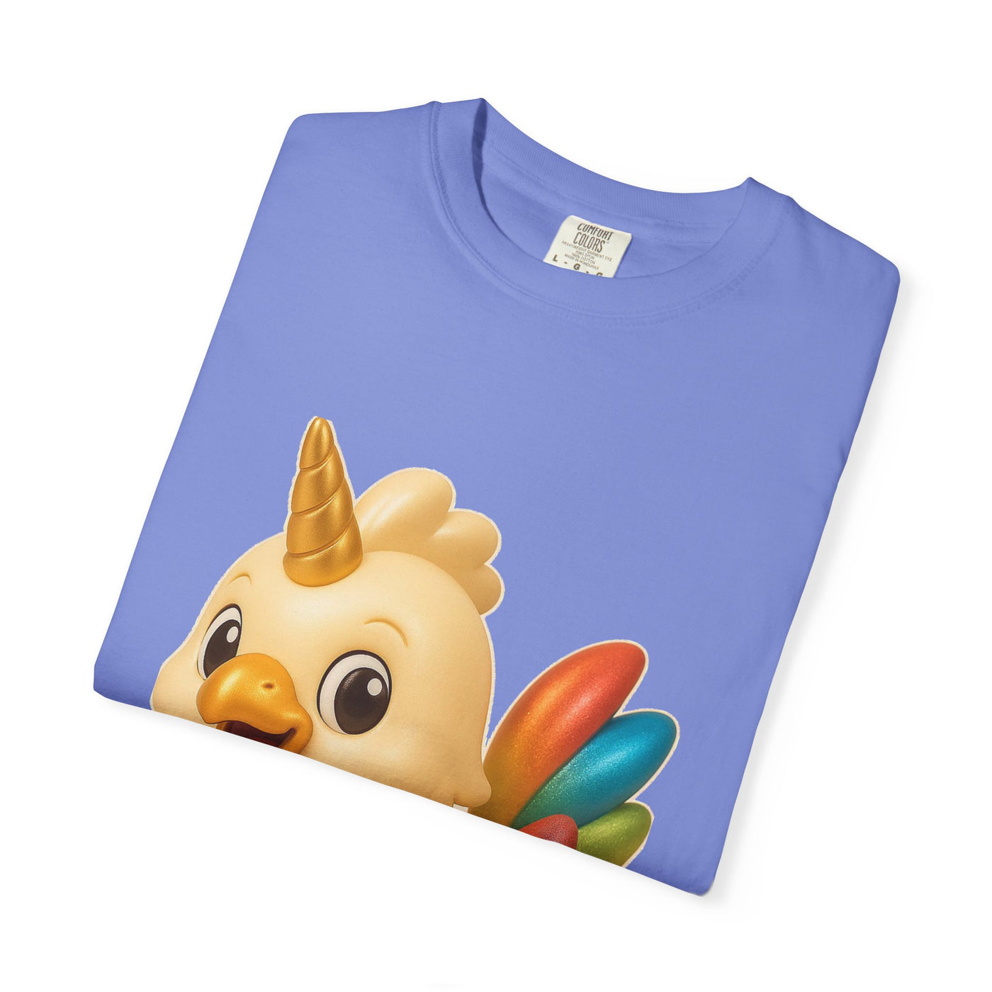 Whimsical Animal T-Shirt, Cute Unicorn Chicken Tee, Fun Gift for Kids & Adults, Casual Wear, Playful Graphic Top, Summer Apparel