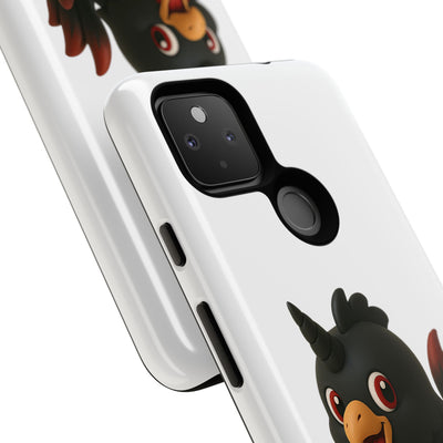 Cute Cartoon Bird Phone Case, Tough Phone Cover, Unique Gift for Bird Lovers, Fun Accessories for Kids, Christmas Present