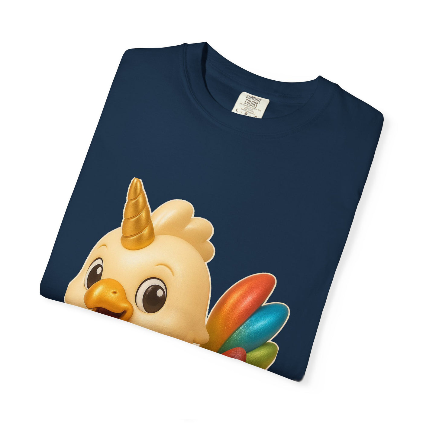 Whimsical Animal T-Shirt, Cute Unicorn Chicken Tee, Fun Gift for Kids & Adults, Casual Wear, Playful Graphic Top, Summer Apparel
