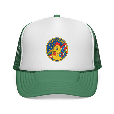 Fun Henicorn Trucker Cap - Whimsical Hat for Festivals, Birthdays, Gifts, Outdoor Adventures, Summer Style