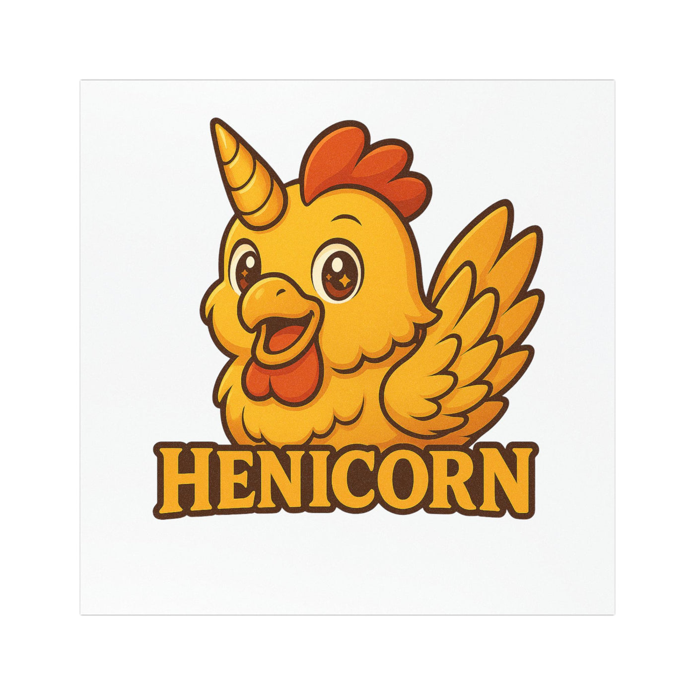 Fun Henicorn Car Magnets | Cute Vehicle Decor, Gifts for Animal Lovers, Funny Bumper Stickers, Unique Home Accessories
