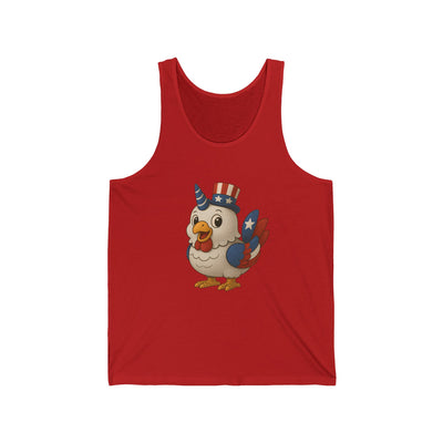 Patriotic Tank Top, Unisex Jersey Tank, Fourth of July Shirt, Summer Outfit, BBQ Party Apparel, Independence Day Gift