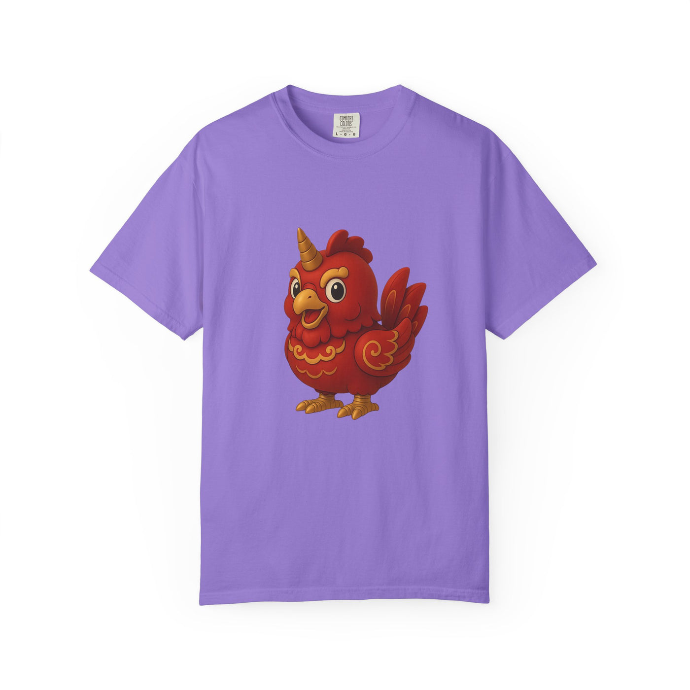 Charming Cartoon Bird Tee, Unisex T-Shirt, Cute Graphic Shirt, Fun Casual Wear, Perfect Gift for Bird Lovers