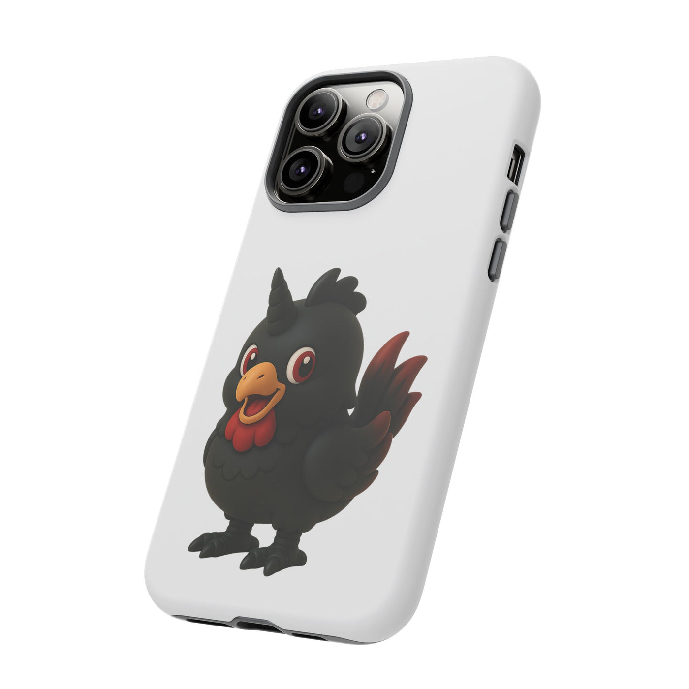 Cute Cartoon Bird Phone Case, Tough Phone Cover, Unique Gift for Bird Lovers, Fun Accessories for Kids, Christmas Present