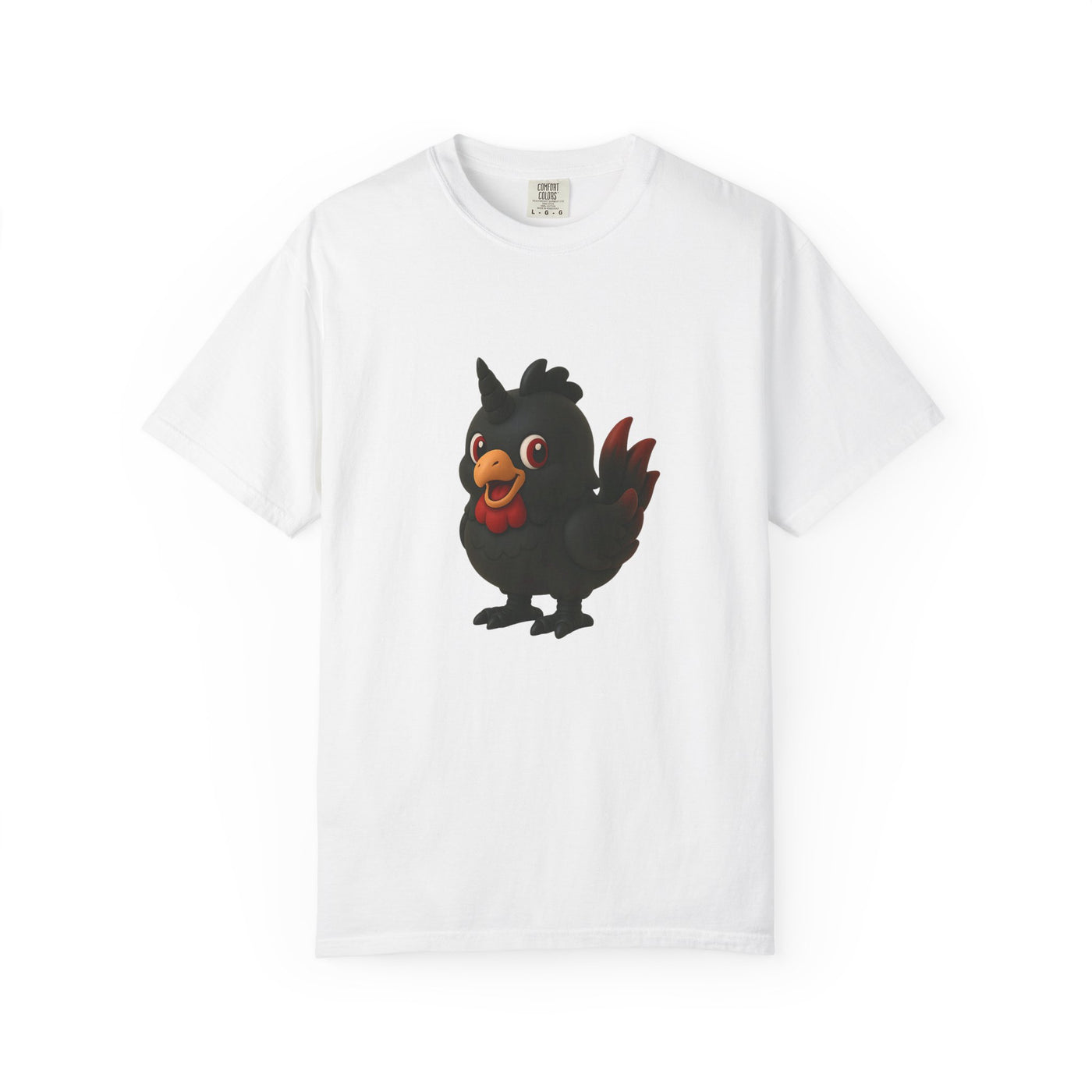 Cute Chicken Character Unisex T-Shirt, Gift for Gamers, Fun Graphic Tee, Casual Wear, Animal Lover Shirt