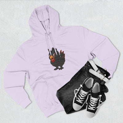 Playful Chicken Fleece Hoodie - Cozy Sweatshirt for Animal Lovers, Gift for Birthdays, Halloween, Casual Wear, Fun Style
