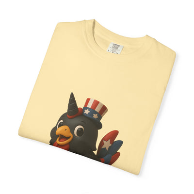 Patriotic Rooster Tee, Unisex Garment-Dyed T-shirt for 4th of July, Cute Animal Shirt, Backyard BBQ Apparel, Summer Casual Wear, [...]