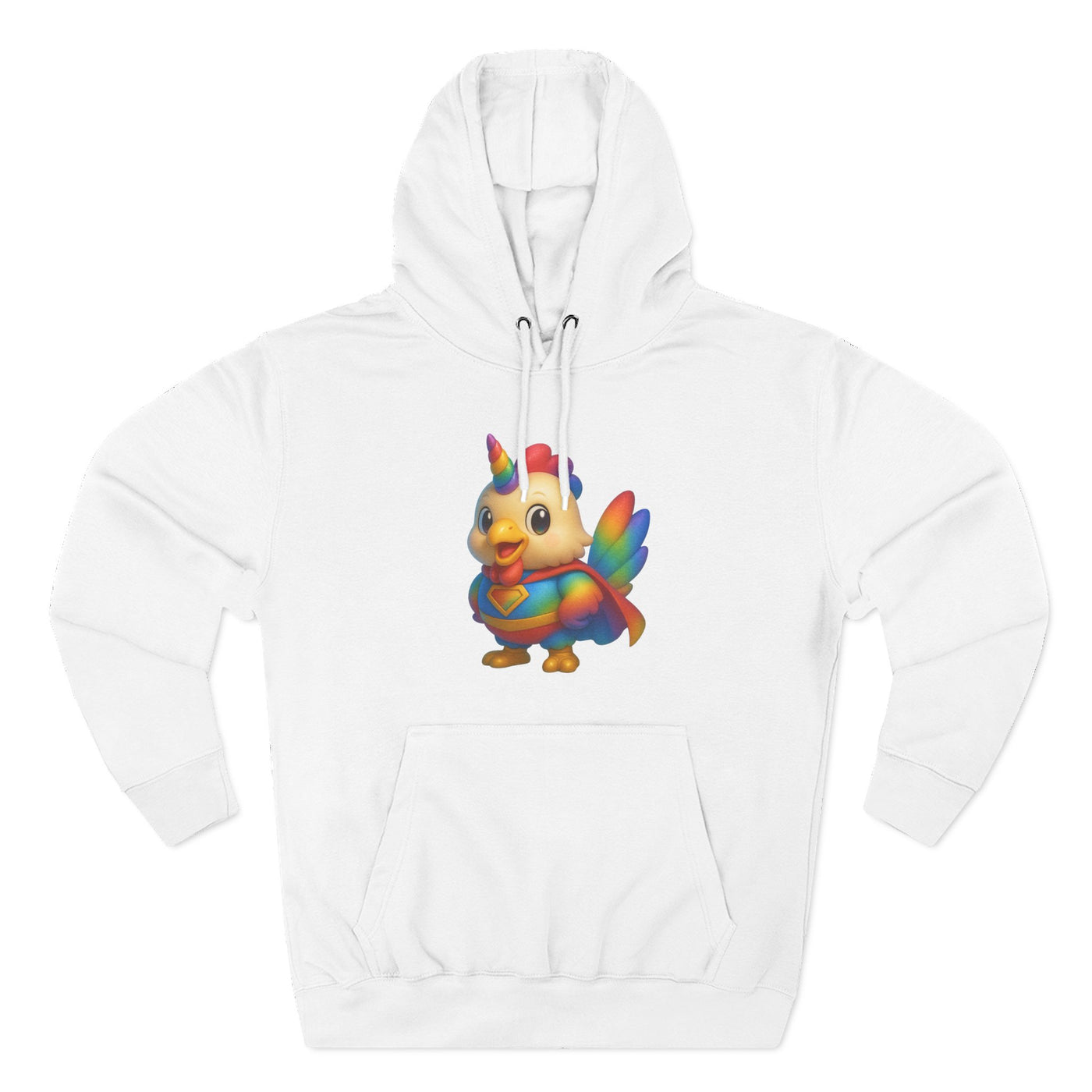 Rainbow Unicorn Hoodie, Cute Animal Sweatshirt, Cozy Fleece Pullover, Gifts for Kids, Perfect for Birthdays or Holidays