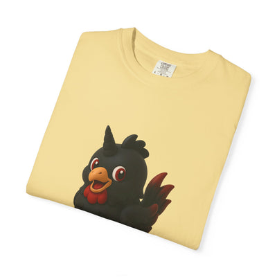 Cute Chicken Character Unisex T-Shirt, Gift for Gamers, Fun Graphic Tee, Casual Wear, Animal Lover Shirt