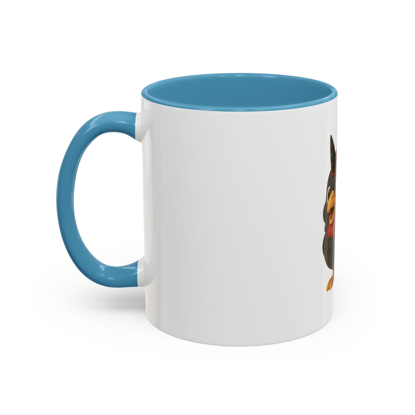 Patriotic Cartoon Coffee Mug, Fun Mug for Independence Day, Cute Gift for Animal Lovers, Thanksgiving, Cheerful Drinkware