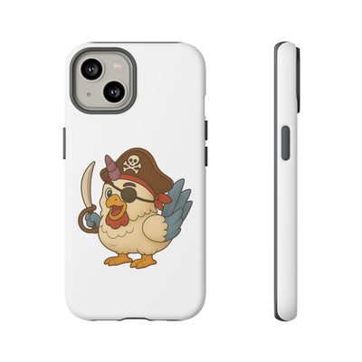 Pirate Chicken Phone Case | Fun Cartoon Cases for Kids, Unisex, Gifts for Gamers, Novelty Accessories, Adventure Theme