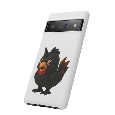Cute Cartoon Bird Phone Case, Tough Phone Cover, Unique Gift for Bird Lovers, Fun Accessories for Kids, Christmas Present