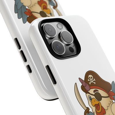 Pirate Chicken Phone Case | Fun Cartoon Cases for Kids, Unisex, Gifts for Gamers, Novelty Accessories, Adventure Theme