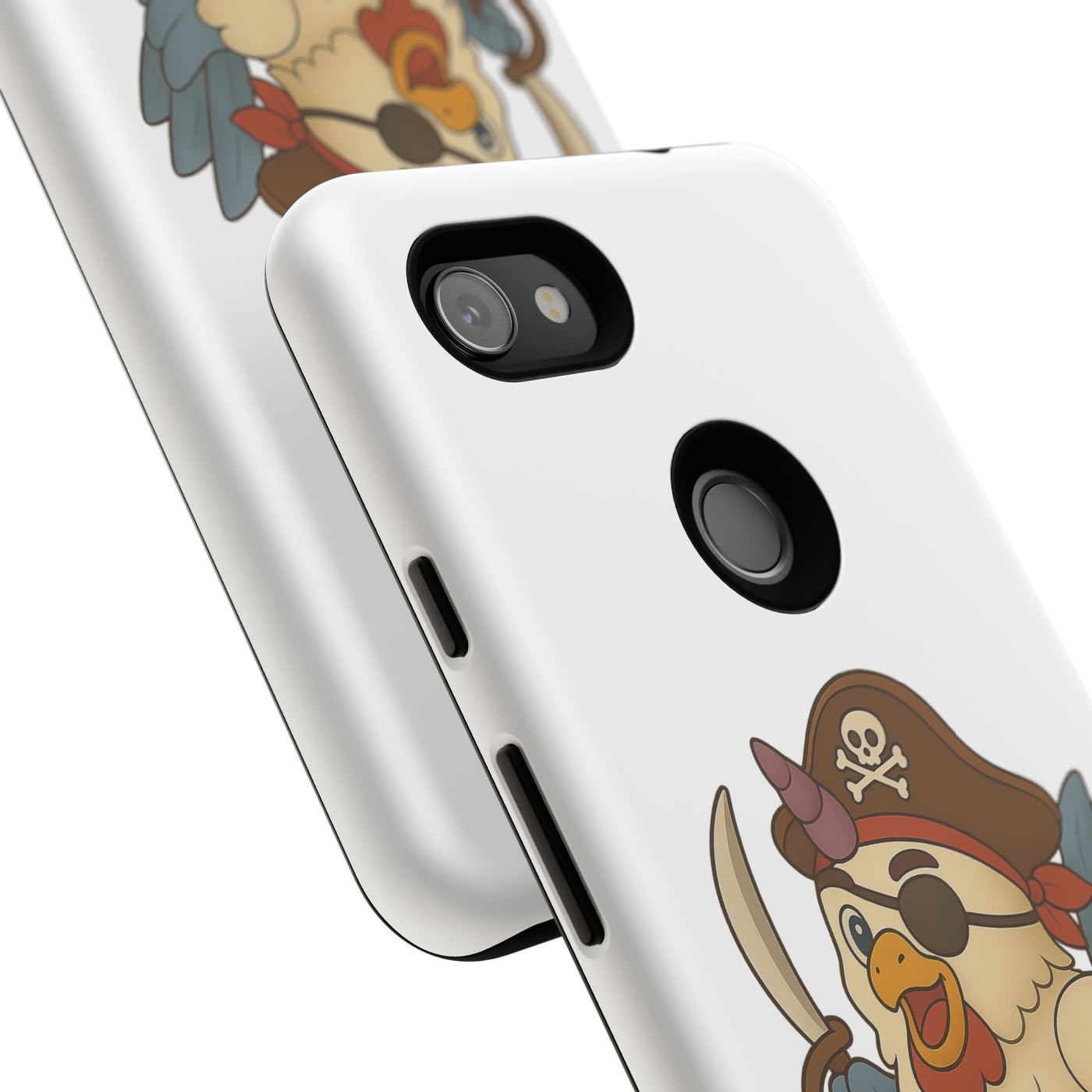 Pirate Chicken Phone Case | Fun Cartoon Cases for Kids, Unisex, Gifts for Gamers, Novelty Accessories, Adventure Theme