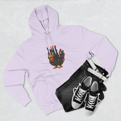 Humorous Fleece Hoodie with Quirky Chicken Design, Cozy Winter Wear, Perfect Gift for Chicken Lovers, Funny Animal Hoodie, Casual Sweatshirt