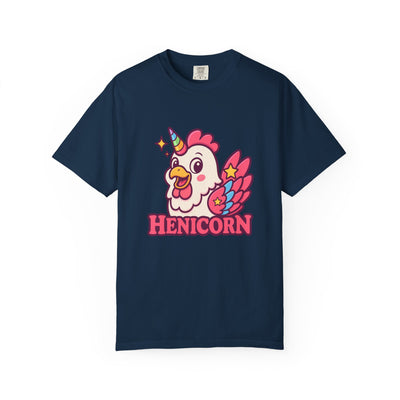 Cute Henicorn Unisex T-Shirt | Fun Gift for Unicorn Lovers, Animal Lovers, Quirky Tee, Casual Wear, Birthday Gift