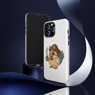 Pirate Chicken Phone Case | Fun Cartoon Cases for Kids, Unisex, Gifts for Gamers, Novelty Accessories, Adventure Theme