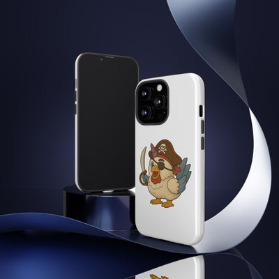 Pirate Chicken Phone Case | Fun Cartoon Cases for Kids, Unisex, Gifts for Gamers, Novelty Accessories, Adventure Theme