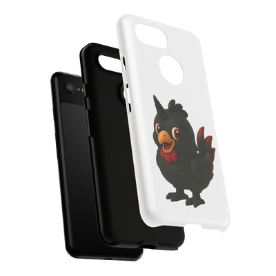 Cute Cartoon Bird Phone Case, Tough Phone Cover, Unique Gift for Bird Lovers, Fun Accessories for Kids, Christmas Present
