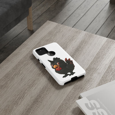 Cute Cartoon Bird Phone Case, Tough Phone Cover, Unique Gift for Bird Lovers, Fun Accessories for Kids, Christmas Present