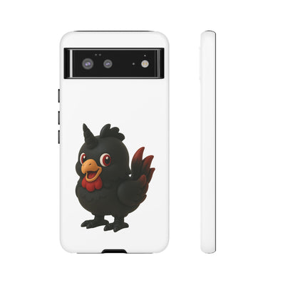 Cute Cartoon Bird Phone Case, Tough Phone Cover, Unique Gift for Bird Lovers, Fun Accessories for Kids, Christmas Present