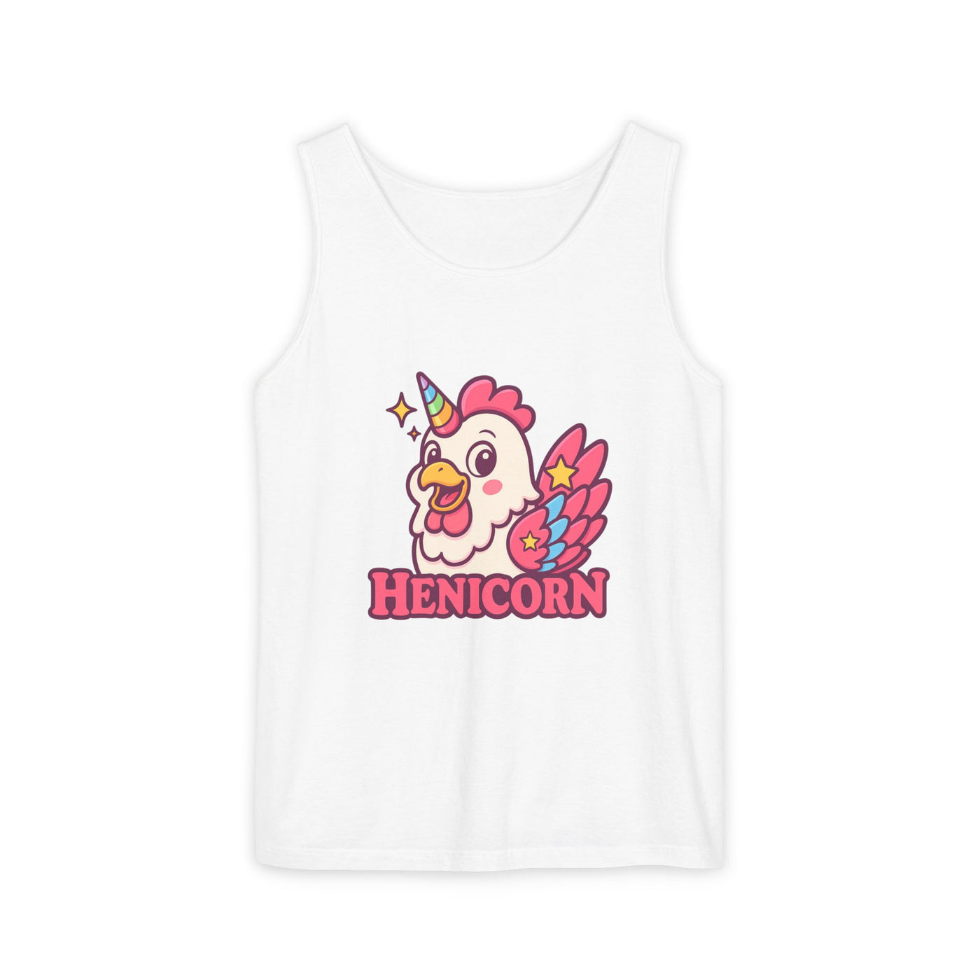 Henicorn Unisex Tank Top, Cute Animal Shirt, Funny Gift, Summer Fashion, Animal Lover Gift