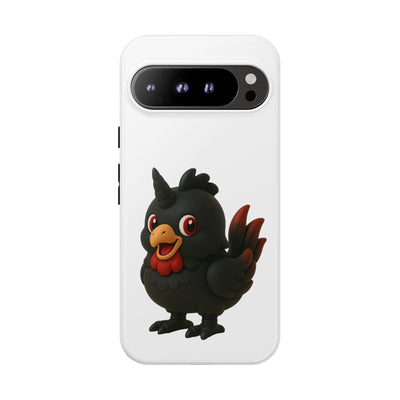 Cute Cartoon Bird Phone Case, Tough Phone Cover, Unique Gift for Bird Lovers, Fun Accessories for Kids, Christmas Present