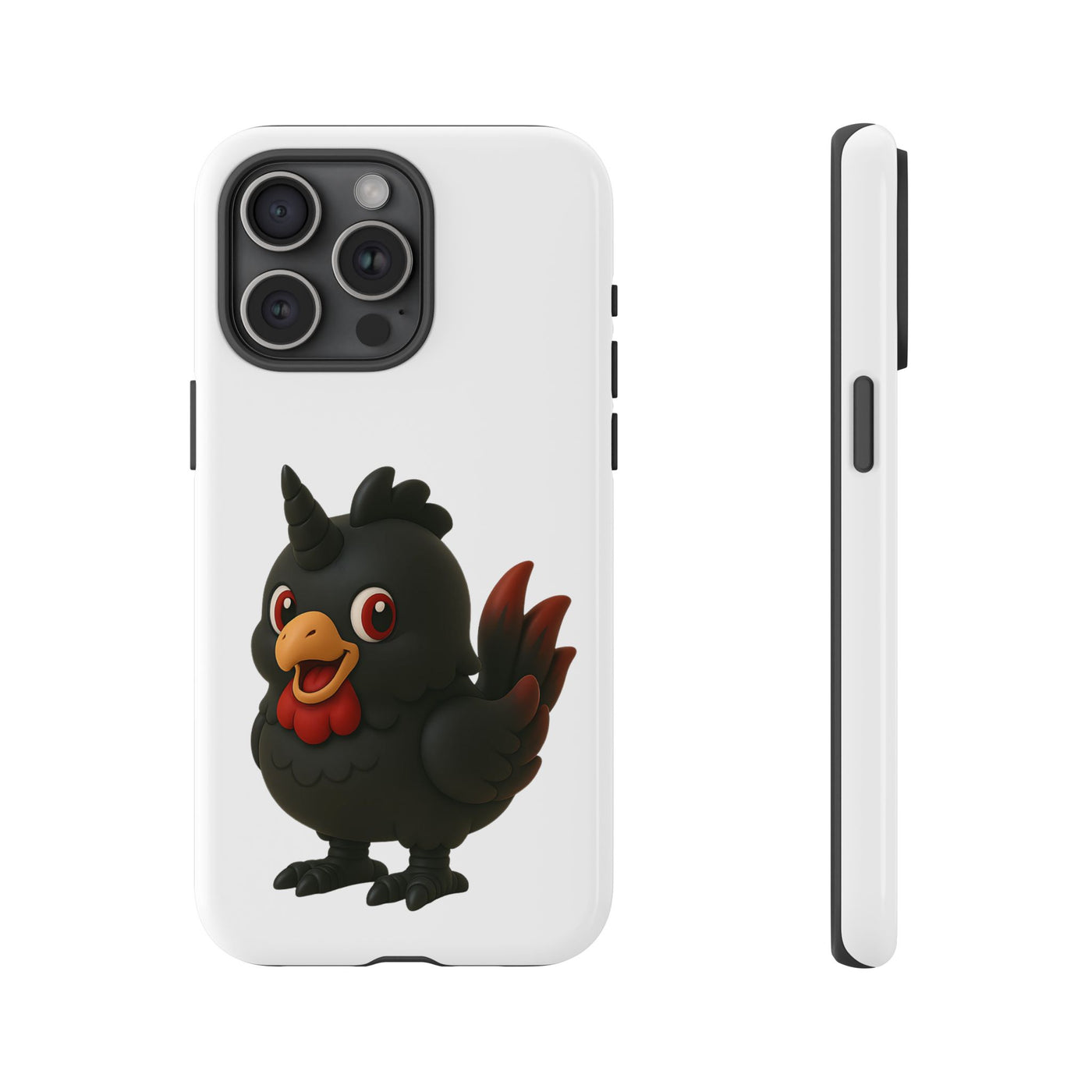 Cute Cartoon Bird Phone Case, Tough Phone Cover, Unique Gift for Bird Lovers, Fun Accessories for Kids, Christmas Present