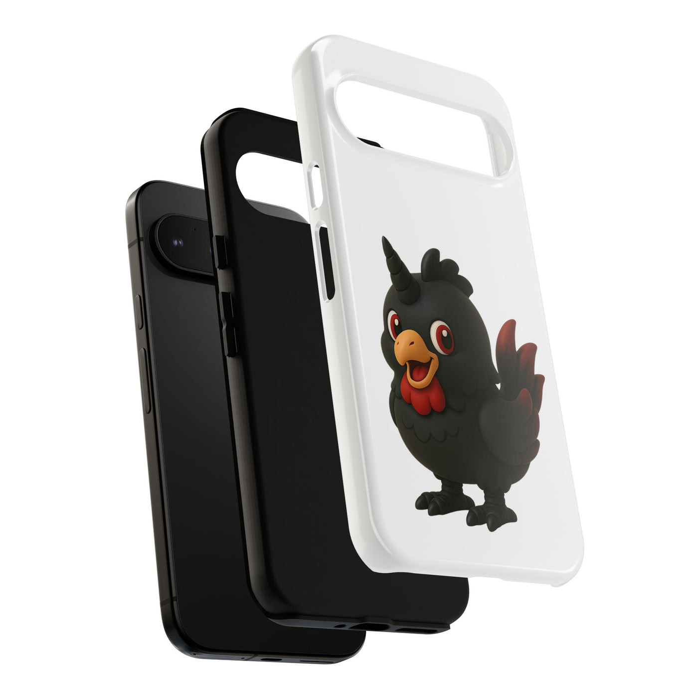 Cute Cartoon Bird Phone Case, Tough Phone Cover, Unique Gift for Bird Lovers, Fun Accessories for Kids, Christmas Present