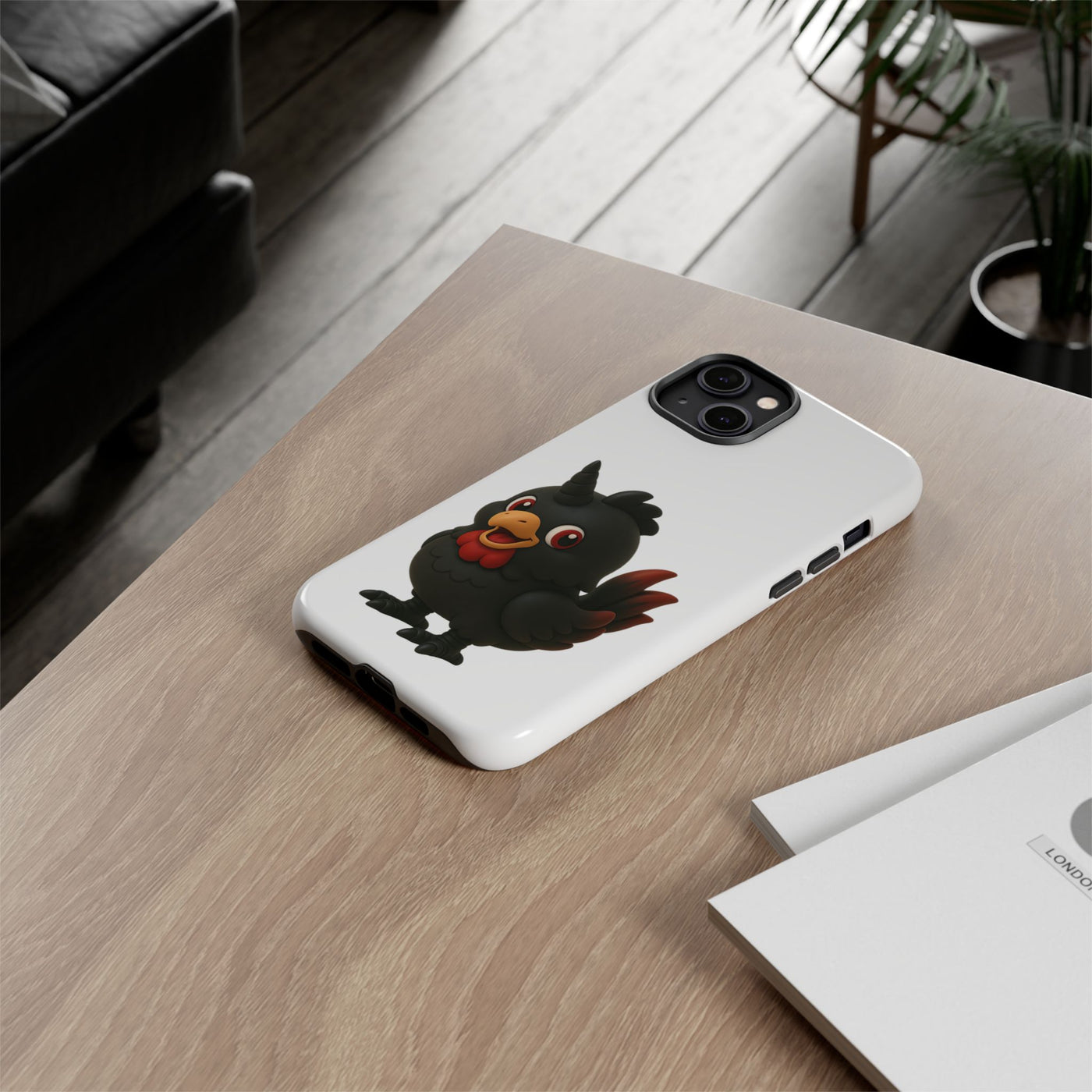 Cute Cartoon Bird Phone Case, Tough Phone Cover, Unique Gift for Bird Lovers, Fun Accessories for Kids, Christmas Present