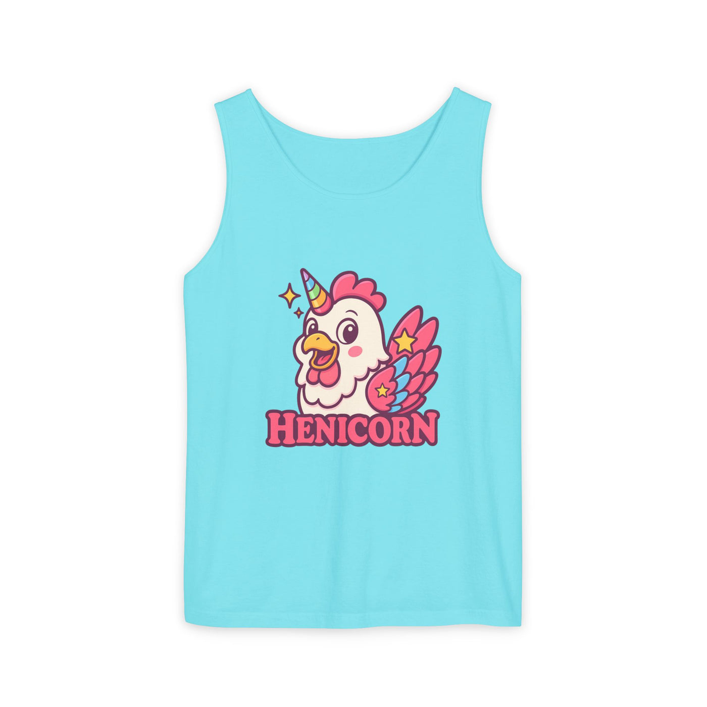 Henicorn Unisex Tank Top, Cute Animal Shirt, Funny Gift, Summer Fashion, Animal Lover Gift
