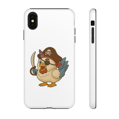 Pirate Chicken Phone Case | Fun Cartoon Cases for Kids, Unisex, Gifts for Gamers, Novelty Accessories, Adventure Theme