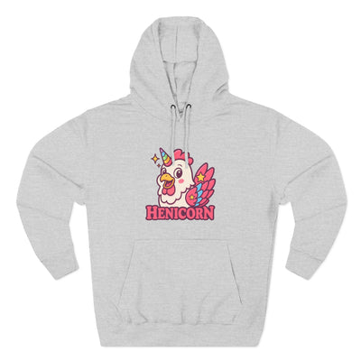 Henicorn Graphic Hoodie, Cute Fleece Sweatshirt, Unique Animal Hoodie, Gift for Animal Lovers, Cozy Graphic Apparel, Fun Unicorn Hoodie