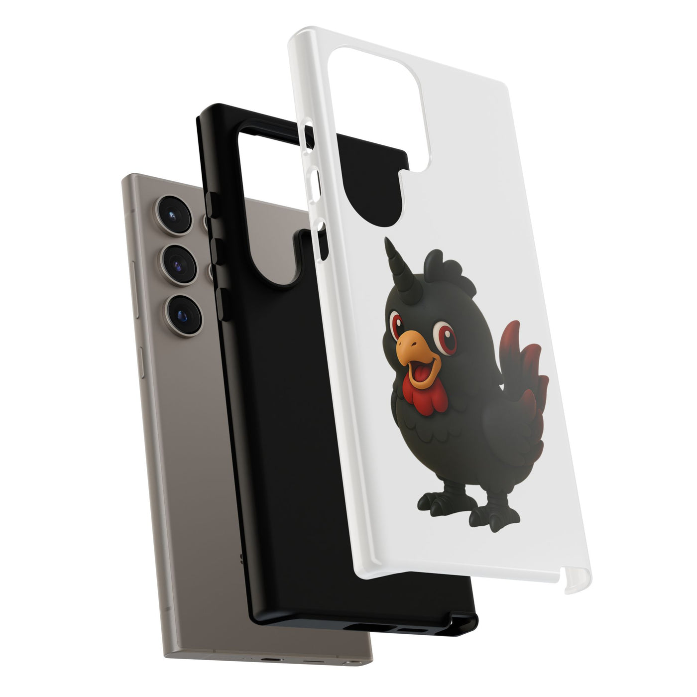 Cute Cartoon Bird Phone Case, Tough Phone Cover, Unique Gift for Bird Lovers, Fun Accessories for Kids, Christmas Present