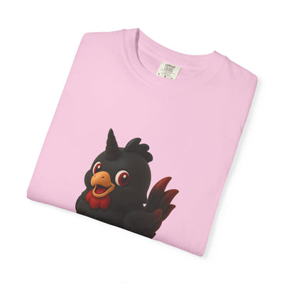 Cute Chicken Character Unisex T-Shirt, Gift for Gamers, Fun Graphic Tee, Casual Wear, Animal Lover Shirt