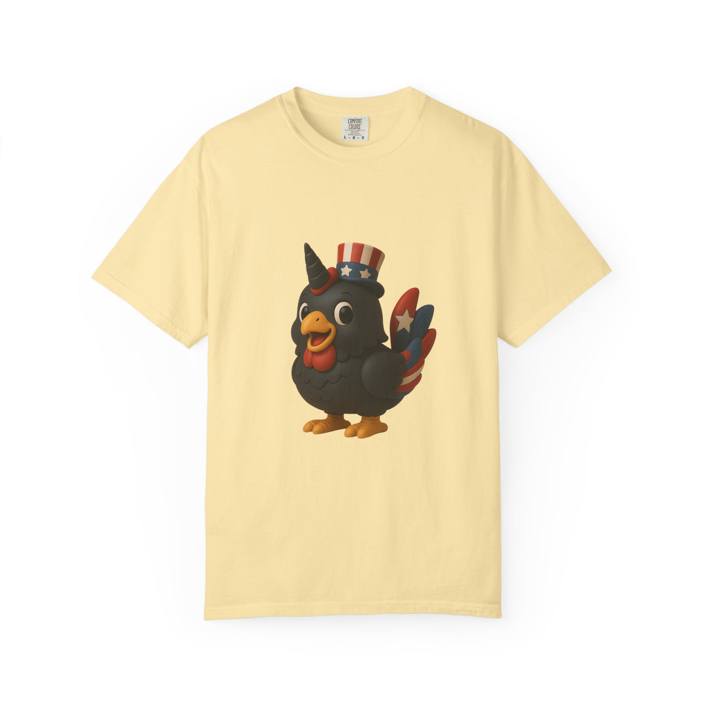 Patriotic Rooster Tee, Unisex Garment-Dyed T-shirt for 4th of July, Cute Animal Shirt, Backyard BBQ Apparel, Summer Casual Wear, [...]