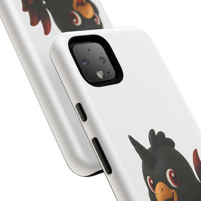 Cute Cartoon Bird Phone Case, Tough Phone Cover, Unique Gift for Bird Lovers, Fun Accessories for Kids, Christmas Present