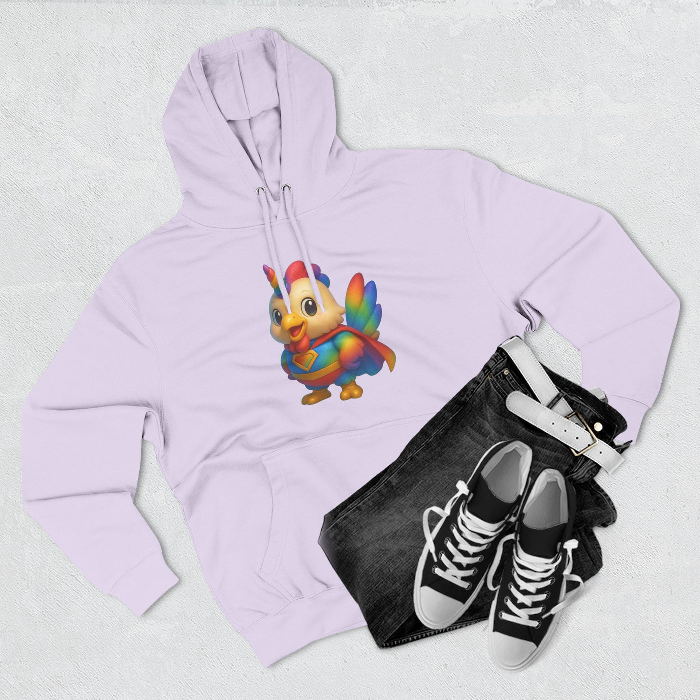 Rainbow Unicorn Hoodie, Cute Animal Sweatshirt, Cozy Fleece Pullover, Gifts for Kids, Perfect for Birthdays or Holidays