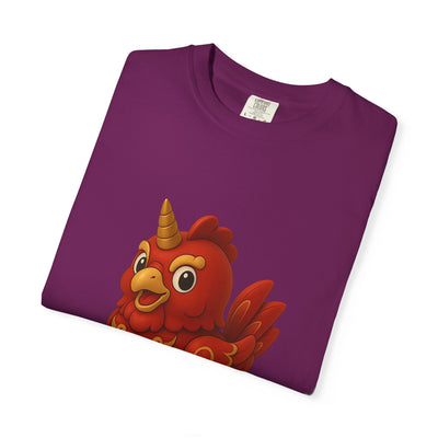 Charming Cartoon Bird Tee, Unisex T-Shirt, Cute Graphic Shirt, Fun Casual Wear, Perfect Gift for Bird Lovers