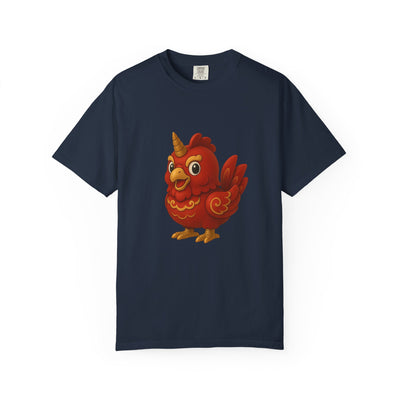 Charming Cartoon Bird Tee, Unisex T-Shirt, Cute Graphic Shirt, Fun Casual Wear, Perfect Gift for Bird Lovers