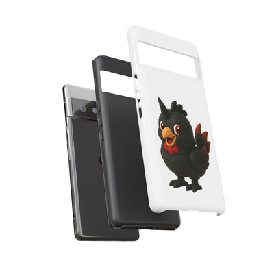 Cute Cartoon Bird Phone Case, Tough Phone Cover, Unique Gift for Bird Lovers, Fun Accessories for Kids, Christmas Present