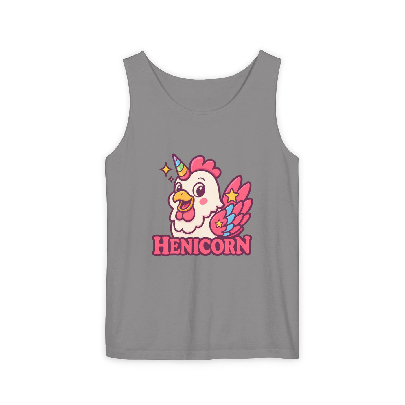 Henicorn Unisex Tank Top, Cute Animal Shirt, Funny Gift, Summer Fashion, Animal Lover Gift