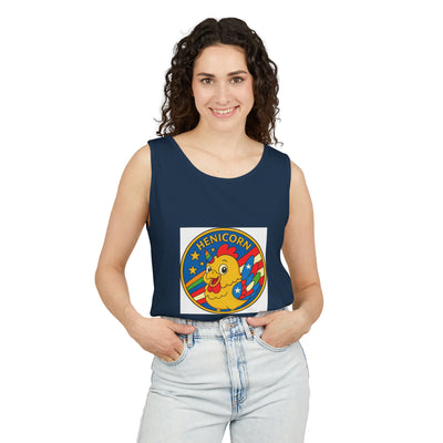 Henicorn Unisex Tank Top - Fun Graphic Tee for Summer, Gifts for Chicken Lovers, Festival Wear, Casual Wear, Unique Fashion